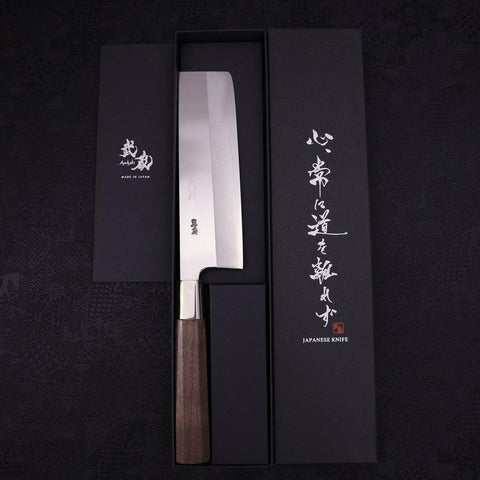 Nakiri Silver Steel #3 Manche en Noyer 165mm
