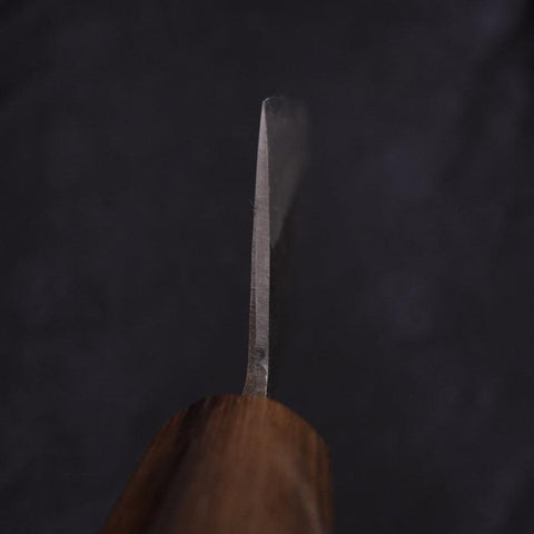 Nakiri Stainless Clad Blue Steel #2 Kurouchi Walnut Shitan Handle 165mm