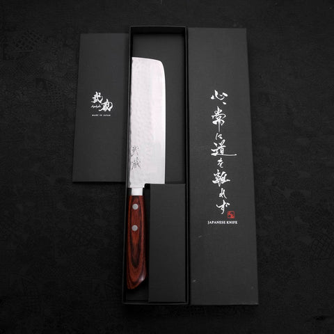 Nakiri VG-1 Tsuchime Western Mahogany Handle 165mm