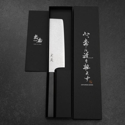 Nakiri VG-10 Damascus Ebony Handle 165mm