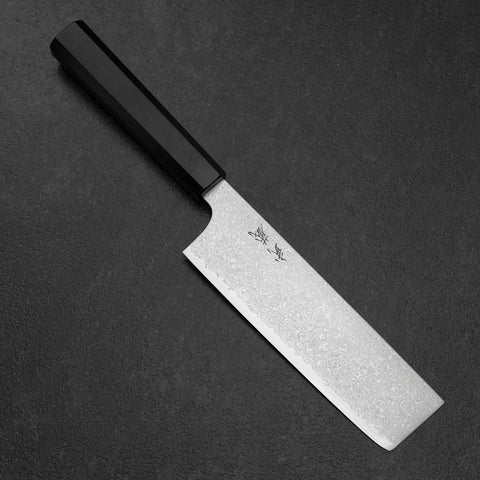 Nakiri VG-10 Damascus Ebony Handle 165mm