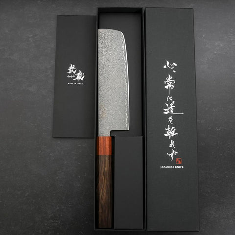 Nakiri VG-10 Damascus Shitan Ebony Handle 165mm