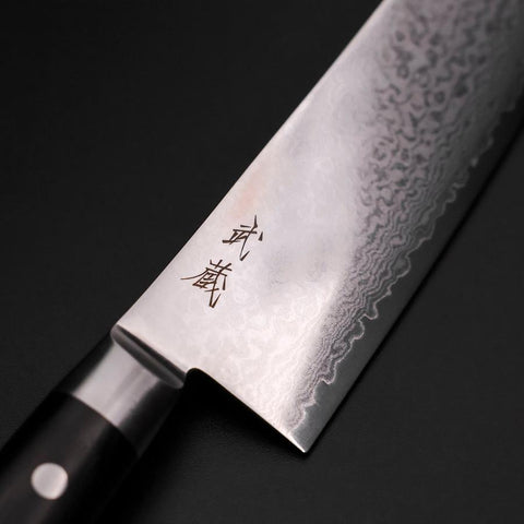 Nakiri VG-10 Damascus Western Black Round Handle 170mm