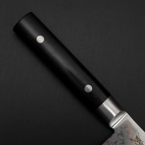 Nakiri VG-10 Damascus Western Black Round Handle 170mm