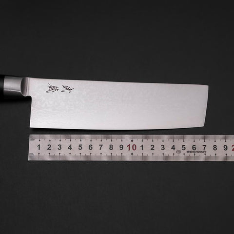 Nakiri VG-10 Damascus Western Black Round Handle 170mm
