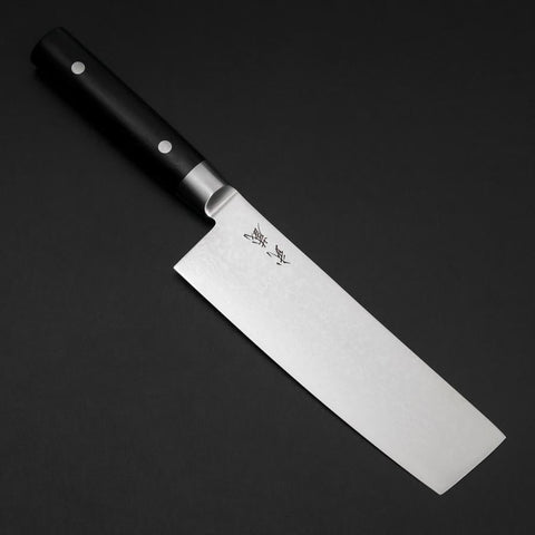 Nakiri VG-10 Damascus Western Black Round Handle 170mm