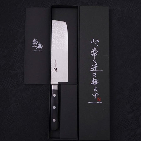 Nakiri VG-10 Damascus Western Handle 165mm