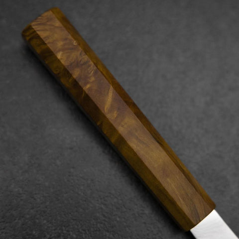 Nakiri VG-10 Damascus Yellow-Brown Birch Handle 170mm