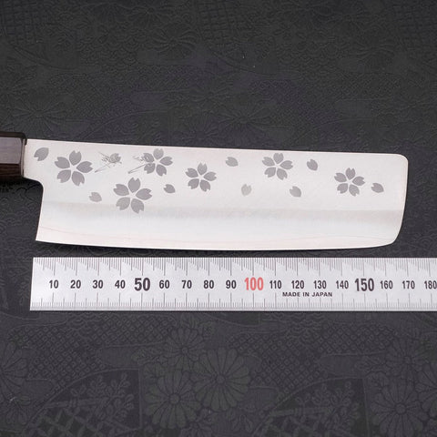 Nakiri VG-10 Polished Sakura Ebony Handle 165mm