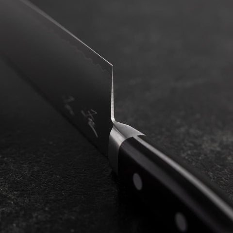 Nakiri VG-10 Polished Western Black Handle 165mm