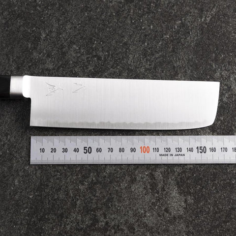 Nakiri VG-10 Polished Western Black Handle 165mm