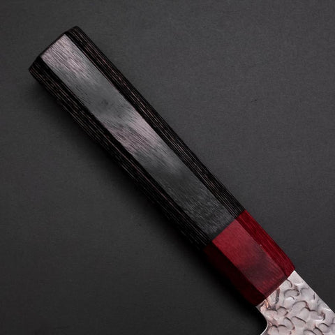 Nakiri VG-10 Tsuchime Damascus Cherry Grey Handle 165mm
