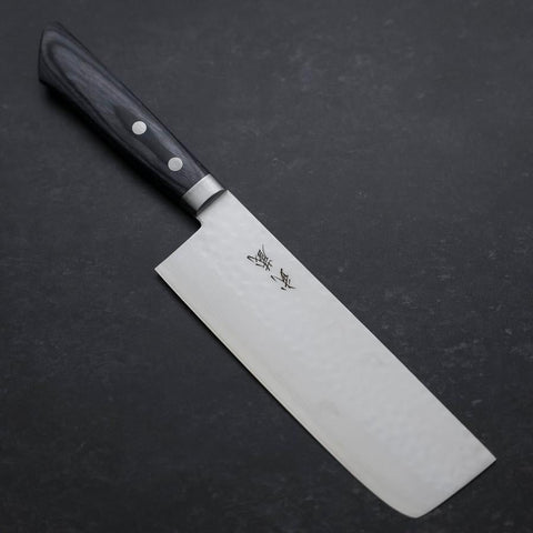 Nakiri VG-10 Tsuchime Damas Manche Occidental Bleu 165mm