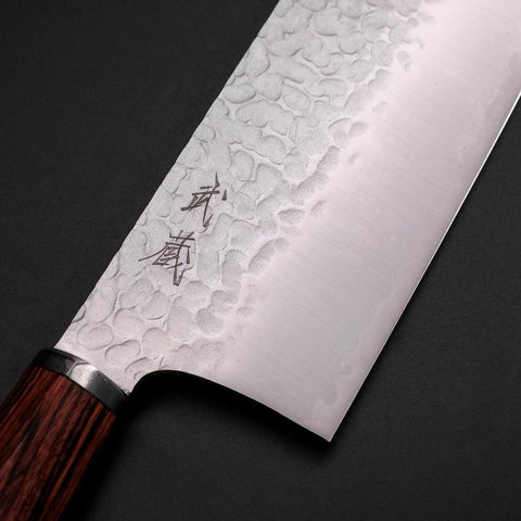 Nakiri VG-10 Tsuchime Oval Mahogany Handle 180mm