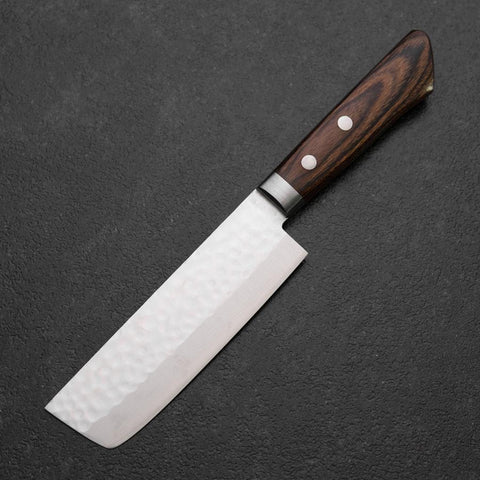 Nakiri VG-10 Tsuchime Western Mahogany Handle 125mm