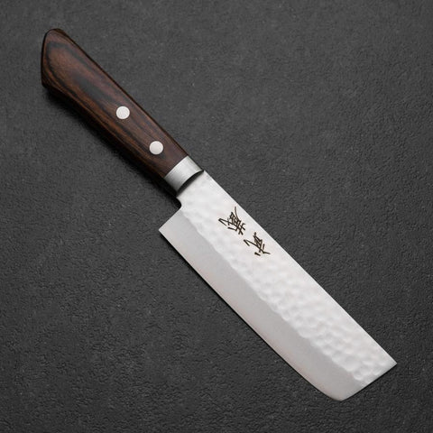 Nakiri VG-10 Tsuchime Western Mahogany Handle 125mm