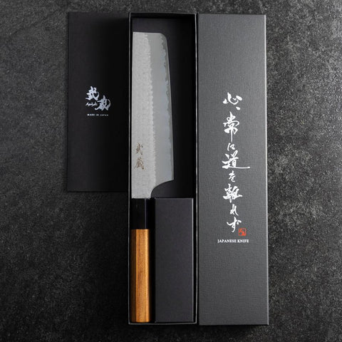 Nakiri VG-5 Tsuchime Buffalo Bubinga Handle 165mm