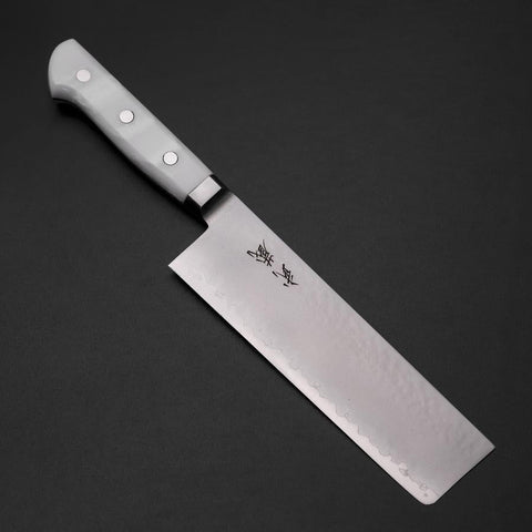 Nakiri VG-5 Tsuchime Western White Marble Handle 170mm