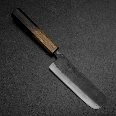 Nakiri White Steel #2  Kurouchi Yaki Urushi Handle 135mm