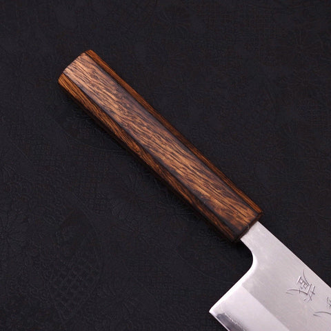 Nakiri White Steel #1 Polished Sumi Urushi Handle 165mm