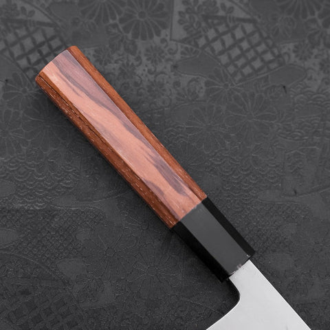 Nakiri White Steel #2 Kasumi Buffalo Teak Handle 165mm
