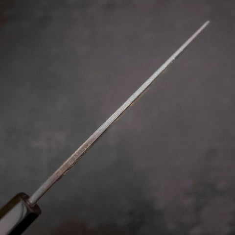 Nakiri White Steel #2 Kurouchi Chokin Phoenix Buffalo Ebony Handle 165mm