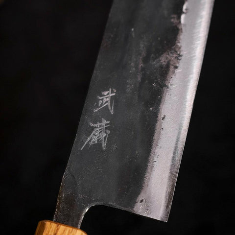 Nakiri White Steel #2 Kurouchi Oak Handle 165mm