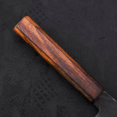 Nakiri White Steel #2 Kurouchi Sumi Urushi Handle 165mm