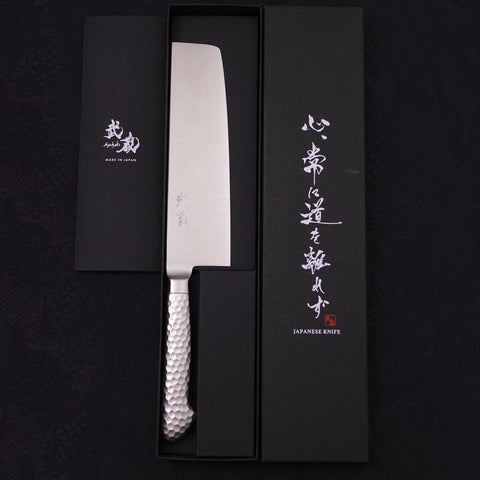 Nakiri Knife VG-5 Polished Western Handle 180mm