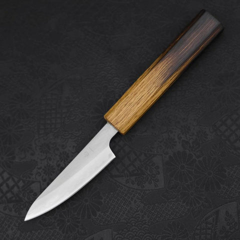 Paring White Steel #1 Polished Yaki Urushi Handle 80mm