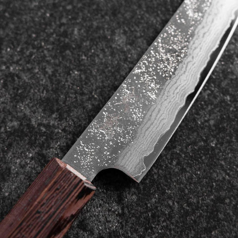 Petty AUS-10 Nashiji Damascus Wenge Handle 135mm (5.3”)