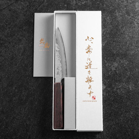 Petty AUS-10 Nashiji Damascus Wenge Handle 135mm (5.3”)