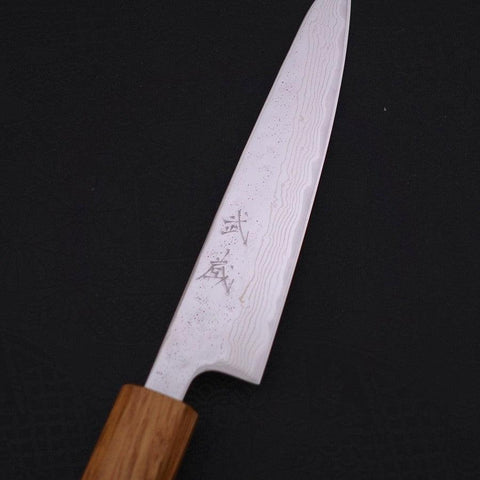 Petty AUS-10 Nashiji Damascus Yaki-Urushi Handle 135mm