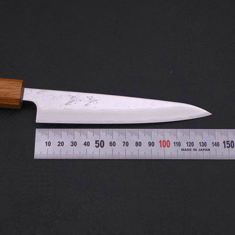 Petty AUS-10 Nashiji Damascus Yaki-Urushi Handle 135mm