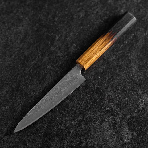 Petty AUS-10 Tsuchime Damascus Yaki Urushi Handle 135mm