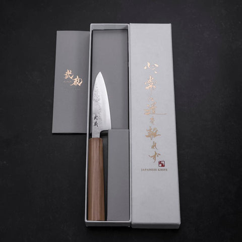 Petty AUS-8 Nashiji Olive Handle 90mm