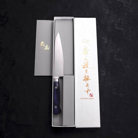 Petty AUS-8 Polished Western-Blue Handle 130mm