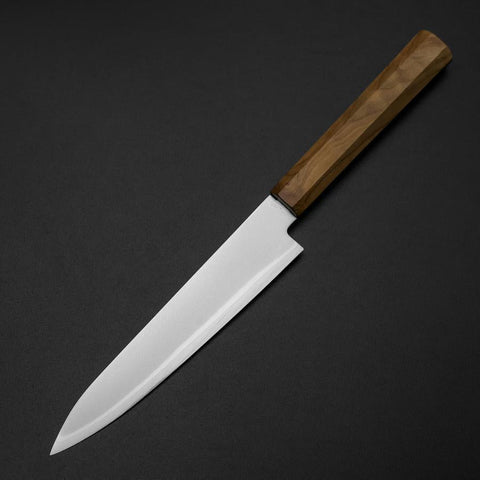 Petty Blue Steel #2 Polished Olive Handle 150mm