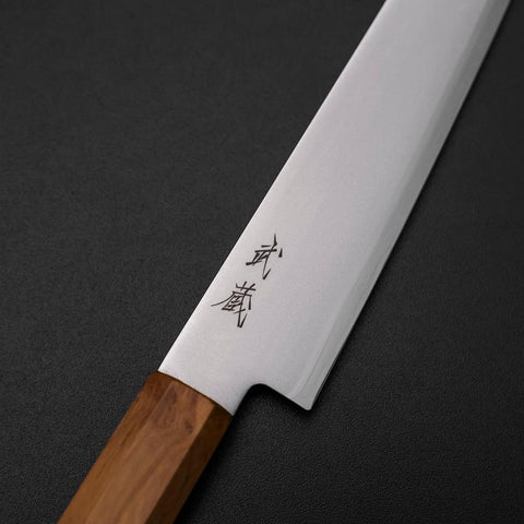 Petty Blue Steel #2 Polished Olive Handle 150mm