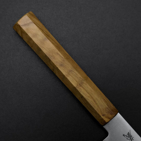 Petty Blue Steel #2 Polished Olive Handle 150mm