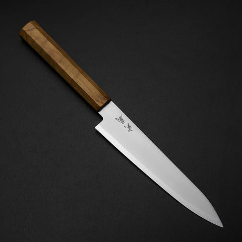 Petty Blue Steel #2 Polished Olive Handle 150mm