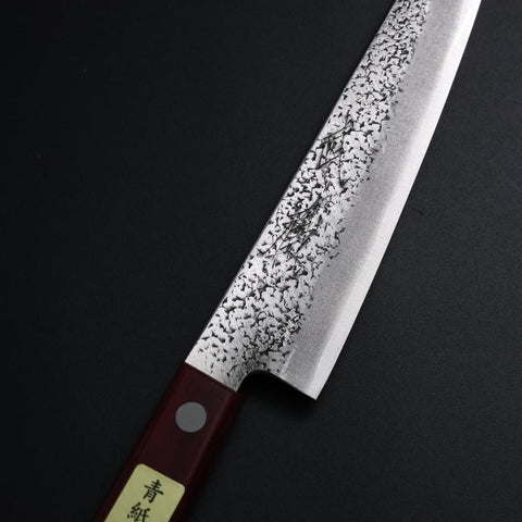 Petty Blue Super Nashiji Red Western Handle 150mm