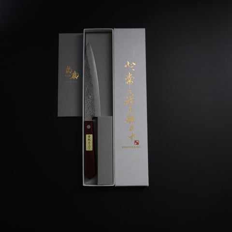 Petty Blue Super Nashiji Red Western Handle 150mm