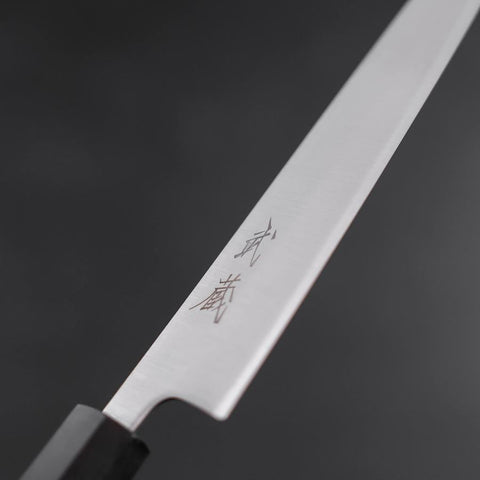 Petty Blue Super Polished Ebony Handle 150mm