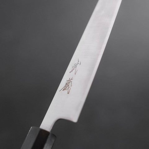 Petty Blue Super Polished Ebony Handle 150mm