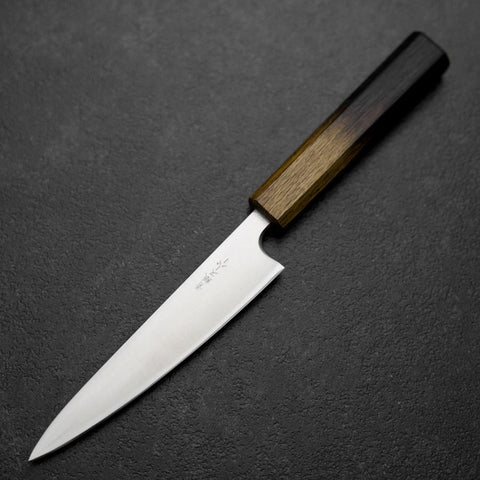 Petty Blue Super Polished Yaki Urushi Handle 135mm
