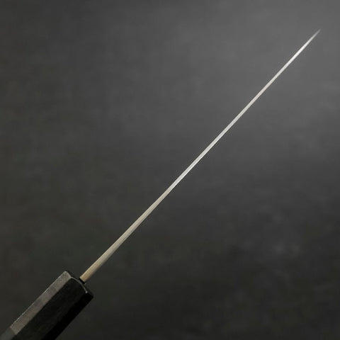 Petty Blue Steel #1 Stainless Clad Kurouchi Black Dark Blue Urushi Handle 150mm