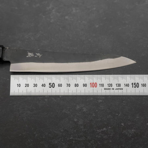 Petty Blue Steel #1 Stainless Clad Kurouchi Buffalo Magnolia Handle 150mm