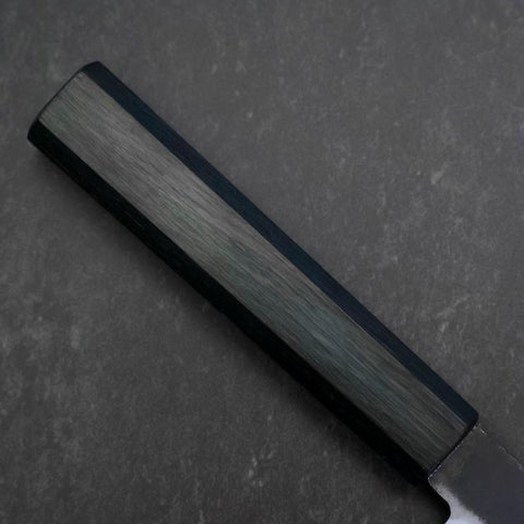 Petty Blue Steel #2 Kurouchi Dark Blue Urushi Handle 150mm
