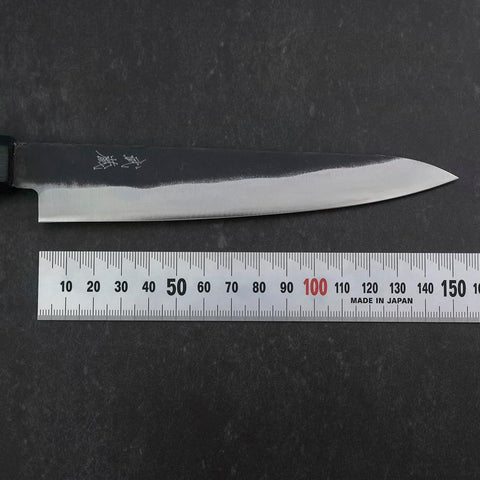 Petty Blue Steel #2 Kurouchi Dark Blue Urushi Handle 150mm